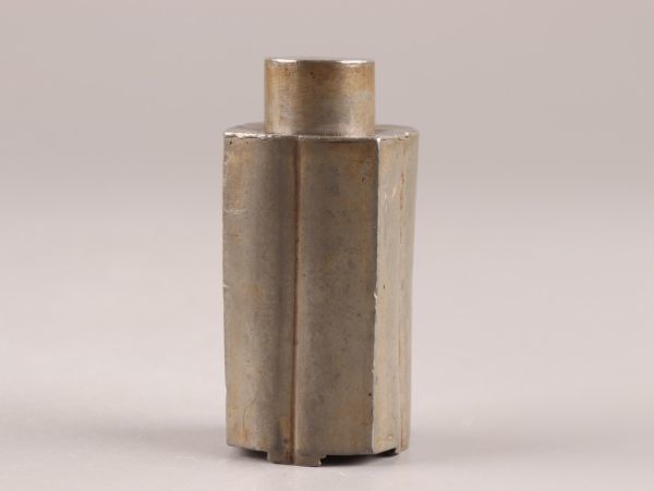 中国古玩 唐物 煎茶道具 古錫造 茶心壷 茶入 時代物 極上品 初だし品