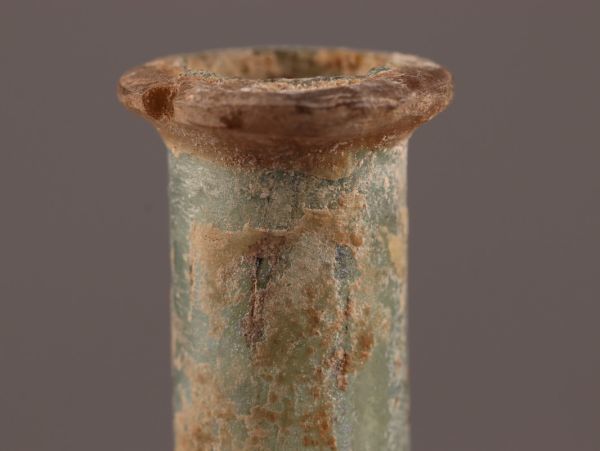 古美術 ローマンガラス 硝子 花瓶 時代物 極上品 初だし品 7532 ガラス