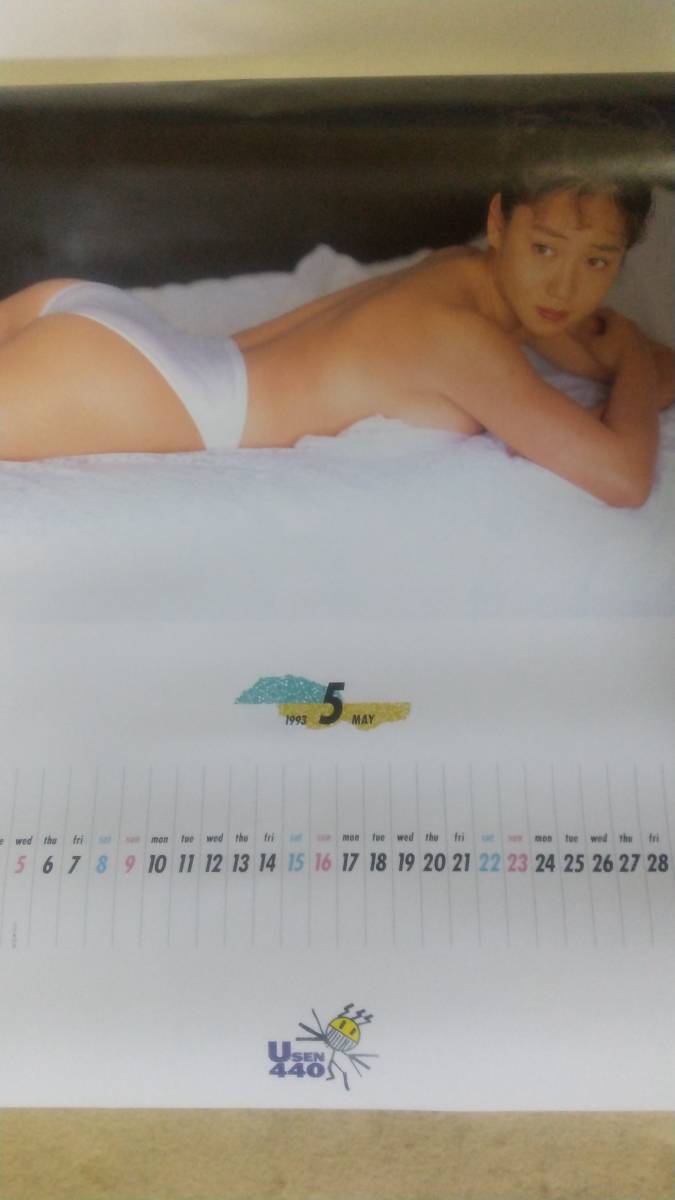 細川ふみえ 1993年 カレンダー 13枚綴り(約50.4x37.1cm) USENの画像6