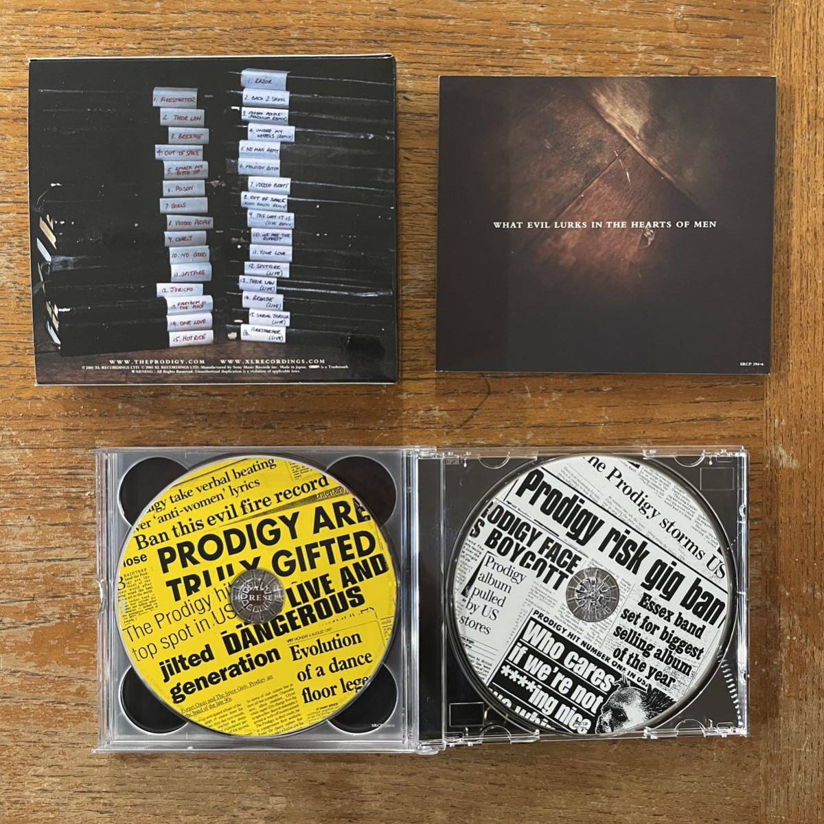 Prodigy CD セット プロディジー The Fat Of The Land Always Outnumbered never outgunned Their Law The Singles 1990-2005 UK