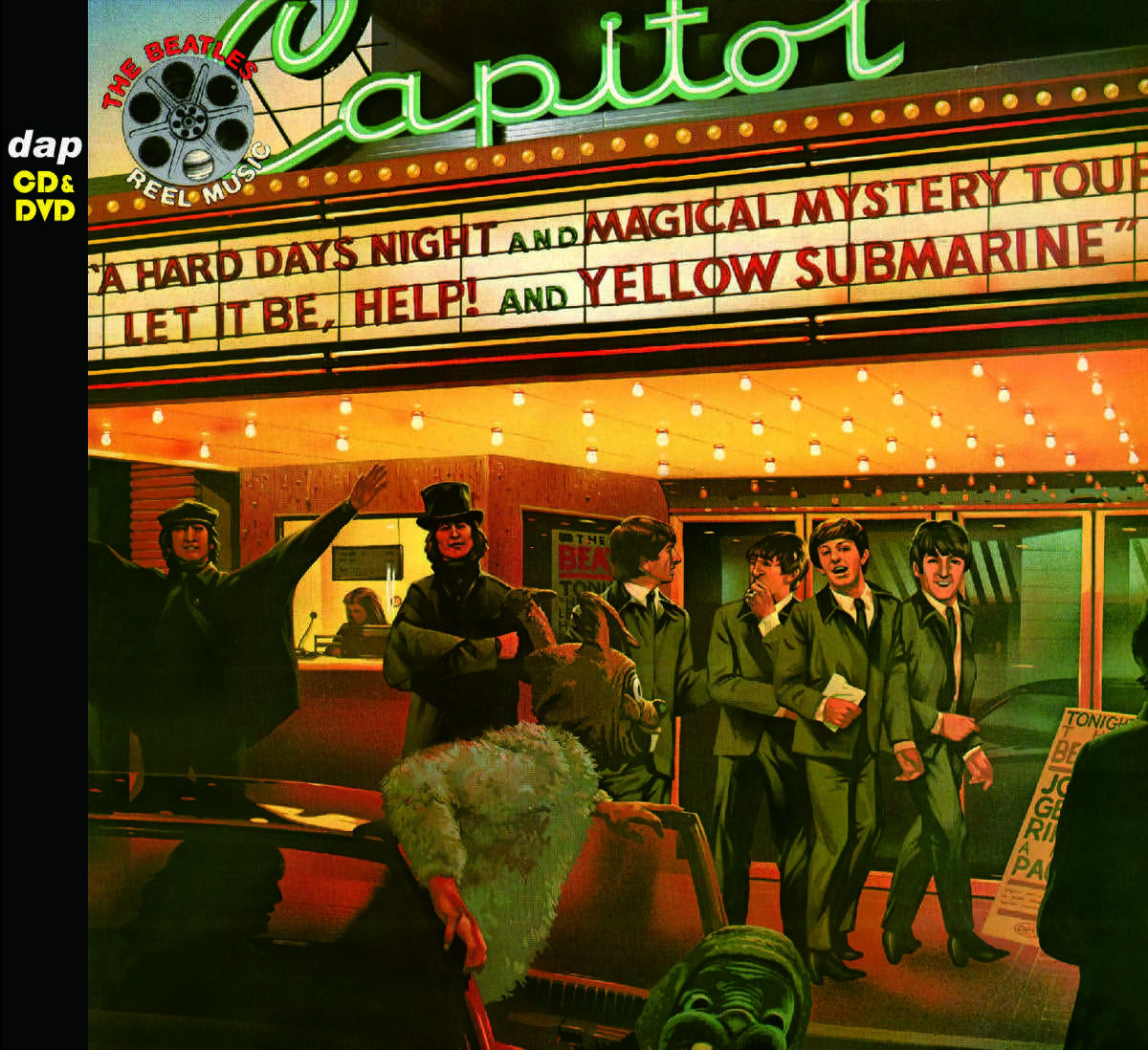 THE BEATLES/REEL MUSIC-CAPITOL MASTERS-DAP(CD&DVD)２枚組輸入プレス盤_画像1