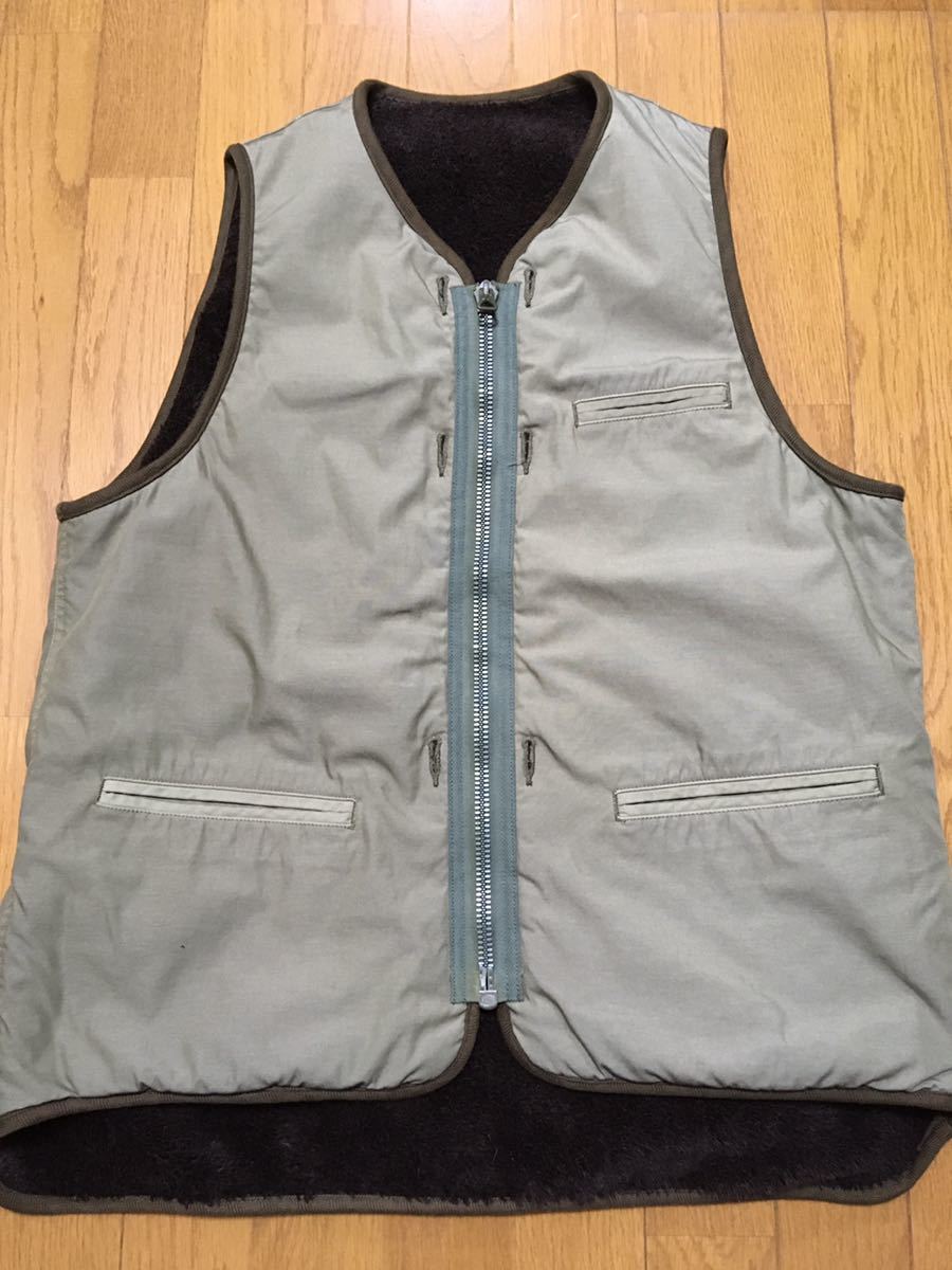 CONTRARY DEPT visvim 21FW LINER VEST サイズ2 OLIVE オリーブ ライナー JACKET ジャケット ベスト  BLACK オリーブ ビズビム ICT