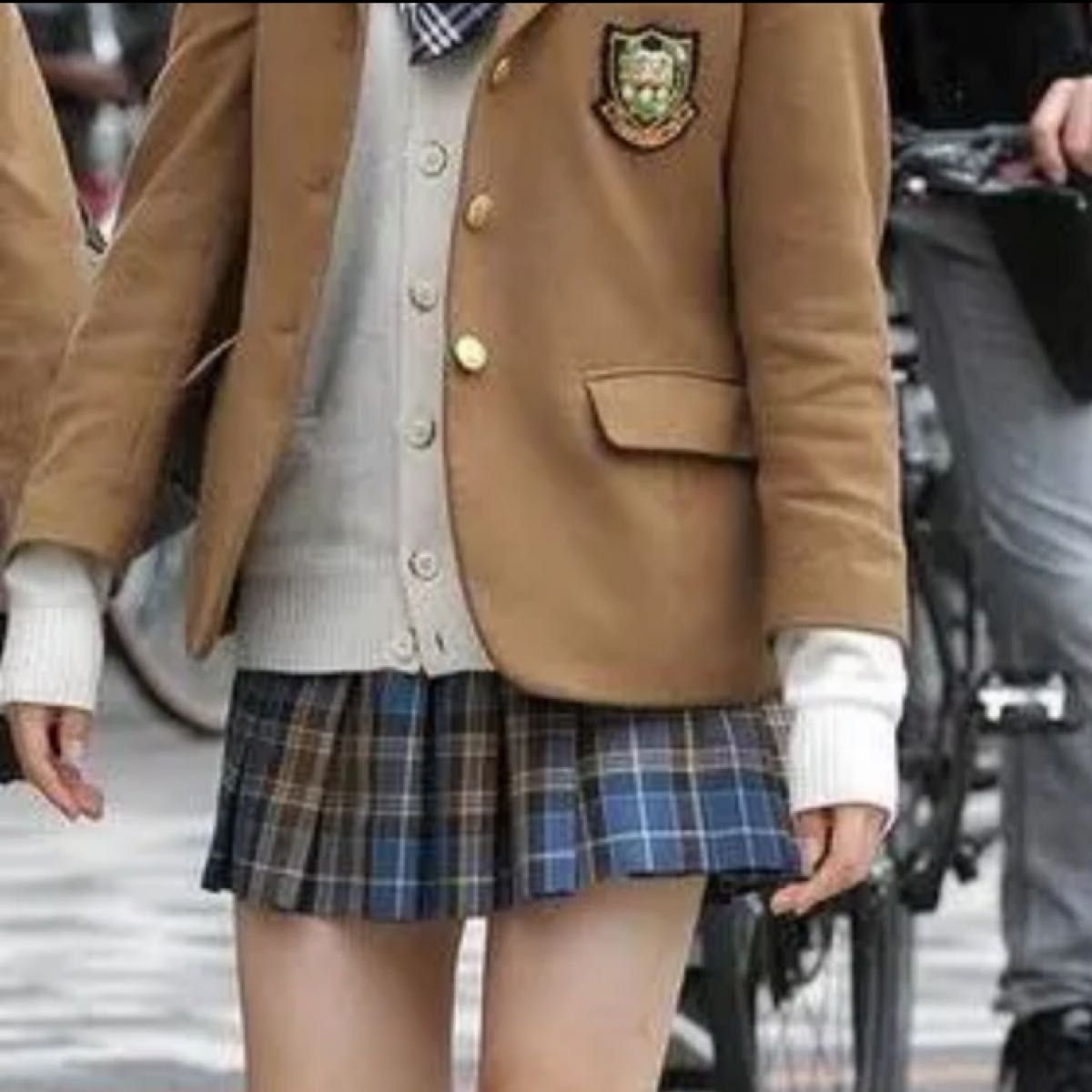 おしゃれ】 スカート 制服 品川女子学院 チェック柄 コスプレ レプリカ