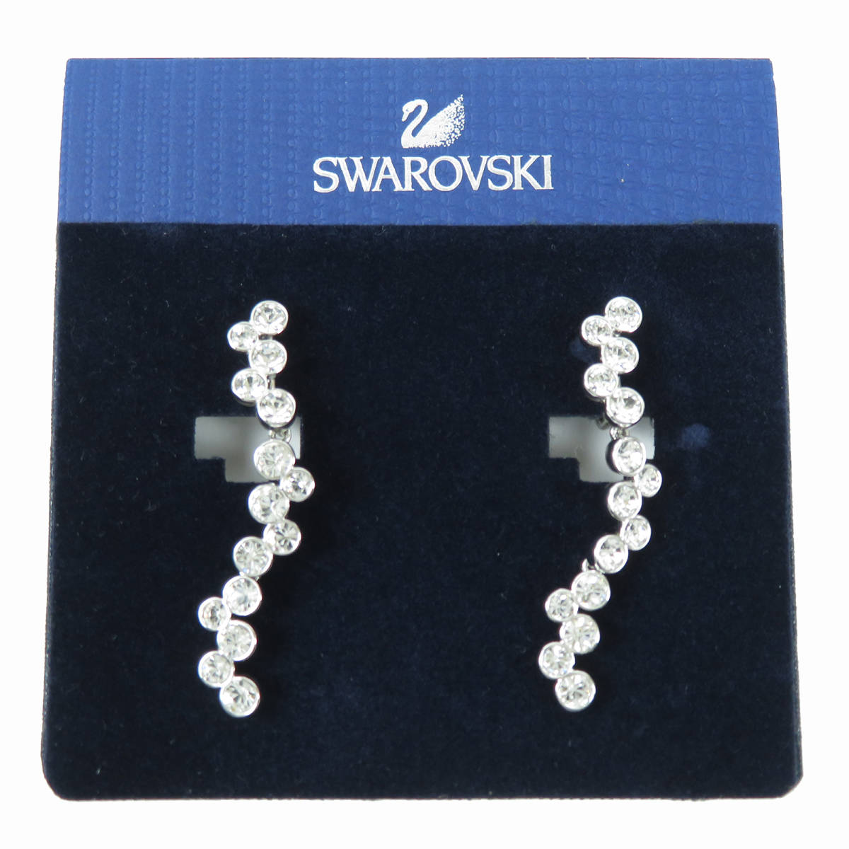 50%OFF】 SWAROVSKI スワロフスキー しずく型 ピアス クリスタル tdh