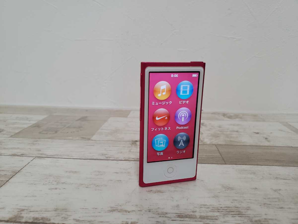 Appleアップル 第7世代 iPod nano MKMV2J 16GB ピンク www