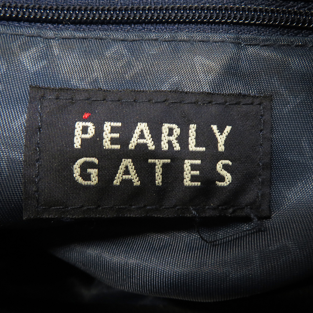 PEARLY GATES パーリーゲイツ カートバッグ 星総柄 ネイビー系 