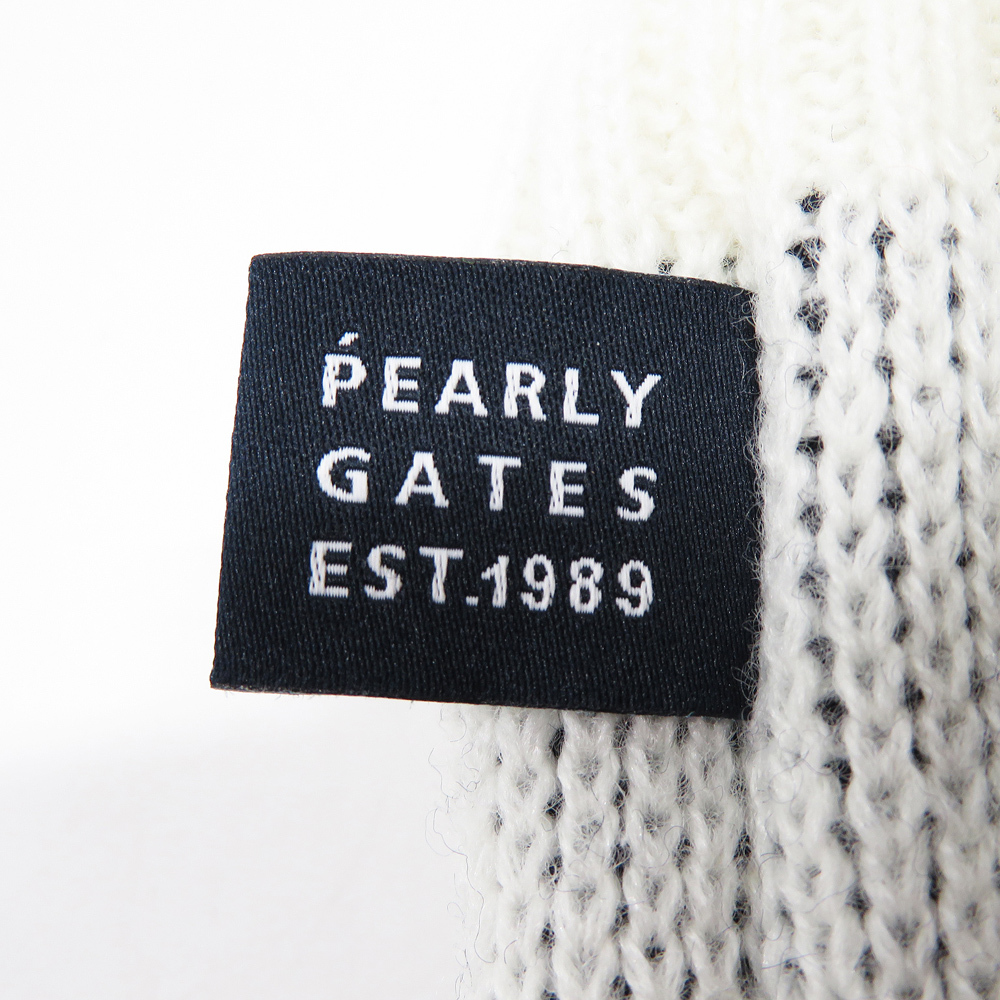 PEARLY GATES パーリーゲイツ レッグウォーマー ホワイト系 FR [240001860886] ゴルフウェアの画像4
