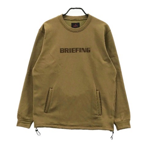 BRIEFING GOLF XL 裏起毛 スウェットトレーナー サイドジップ-
