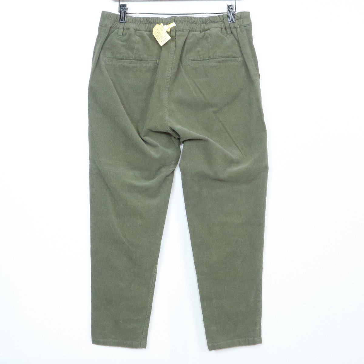  As Know As o Ora ka* long pants corduroy material large size 13 stretch material & waist rear rubber . easily! moss green series z960