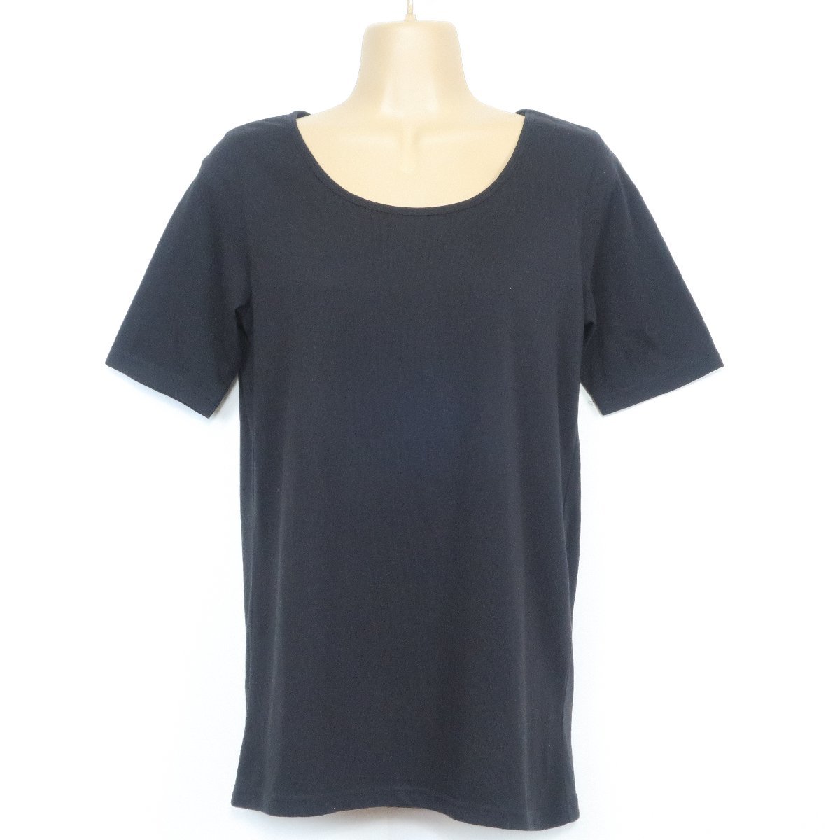 ASKNOWAS As Know As * stretch material crew neck short sleeves T-shirt free black series spring summer thing *b6982