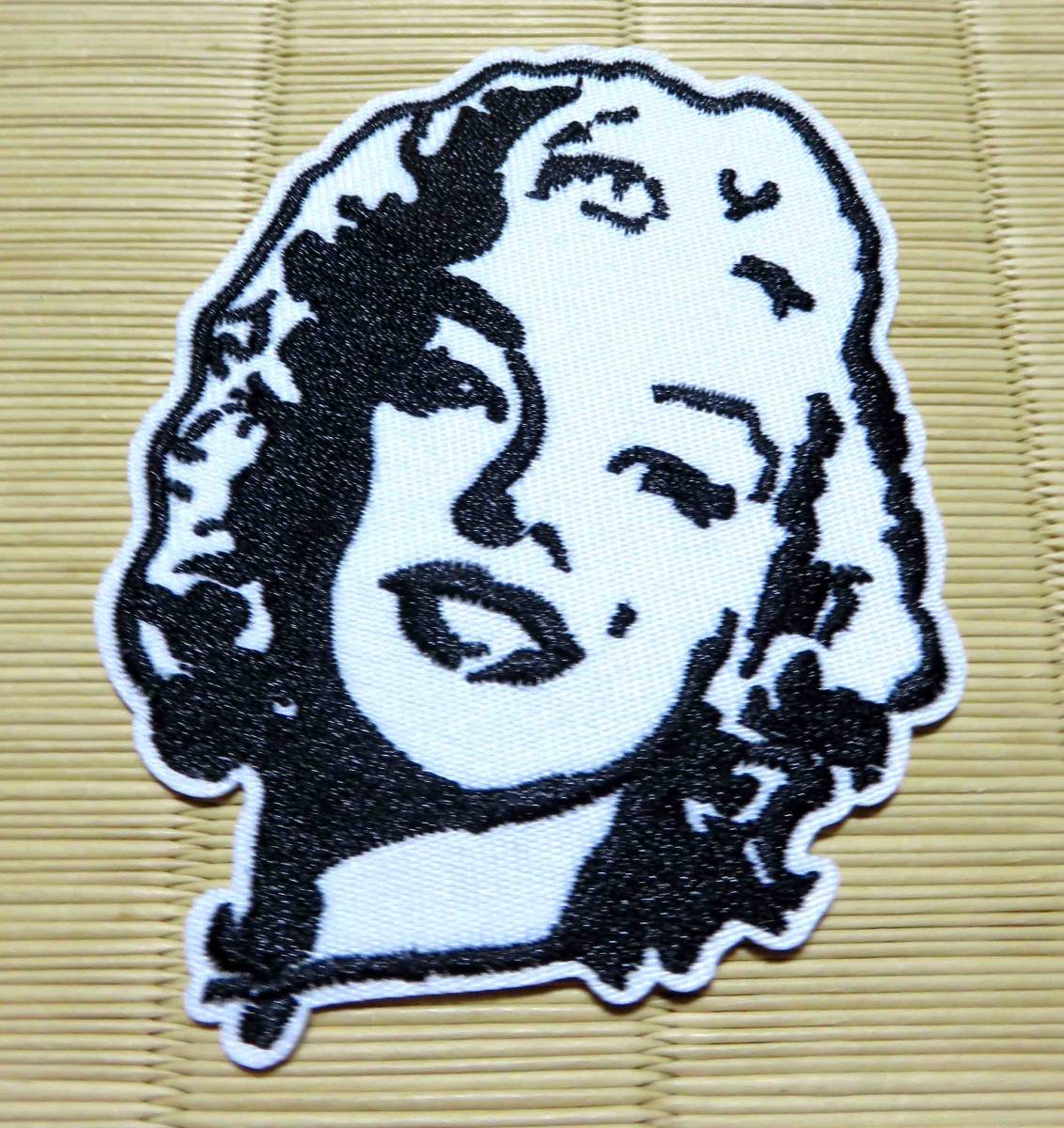 白黒　美女◆新品◎マリリン・モンロー Marilyn Monroe アメリカ 刺繍ワッペン ■DIY　US激渋◆映画　ムービー　女優■洋服・衣類・衣服DIY_画像5