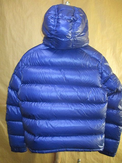 モンクレール MONCLER ZIN レイヤード フード ダウン ジャケット 1 青