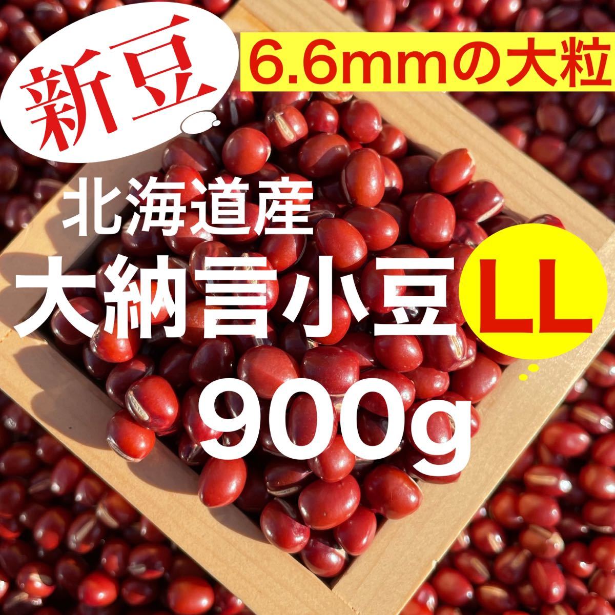 現金特価 この大きさって何?北海道産 とよみ大納言小豆 900g