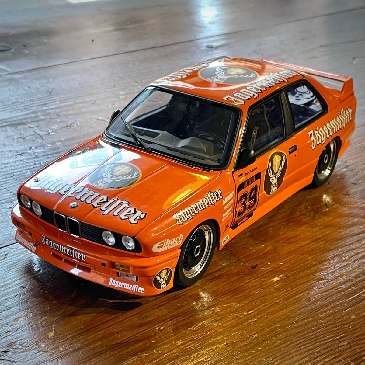 【未展示美品】MINICHAMPS ミニチャンプス 1:18 BMW M3・M.KETTERER・DTM 1988＜E30 BMW M3 イェーガーマイスター DTM＞ダイキャスト製★の画像2