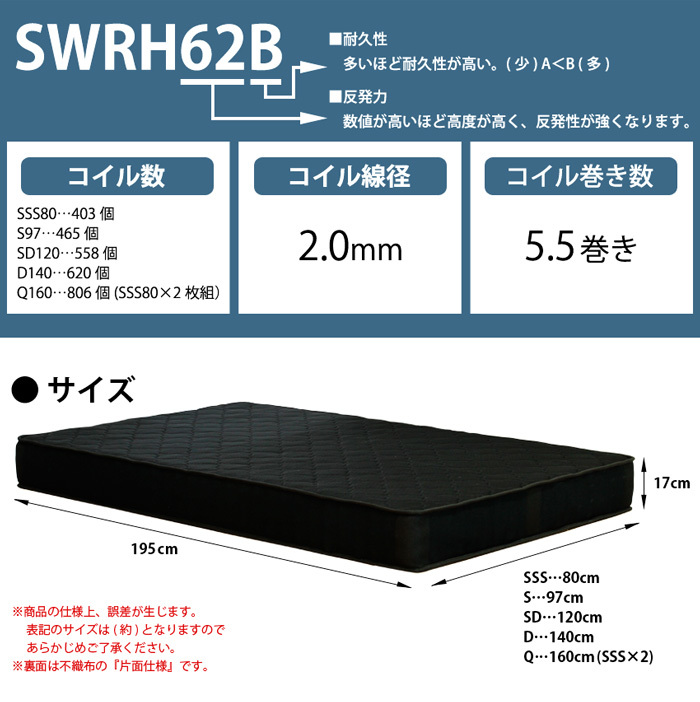 送料無料☆RUES【ルース】ベッドフレーム クイーン マットレス付き