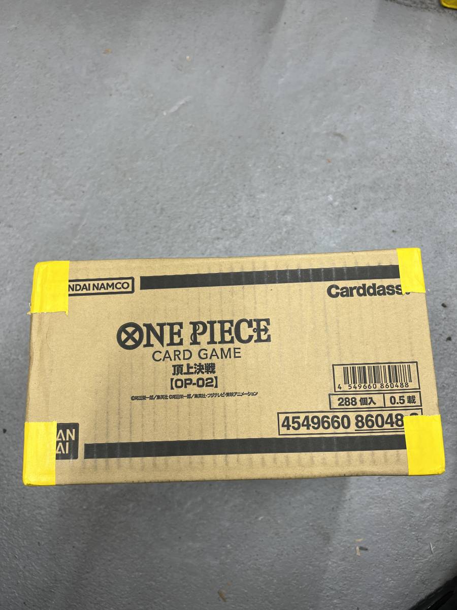 ONE PIECE ワンピース カードゲーム 頂上決戦 1カートン 新品未開封 ...