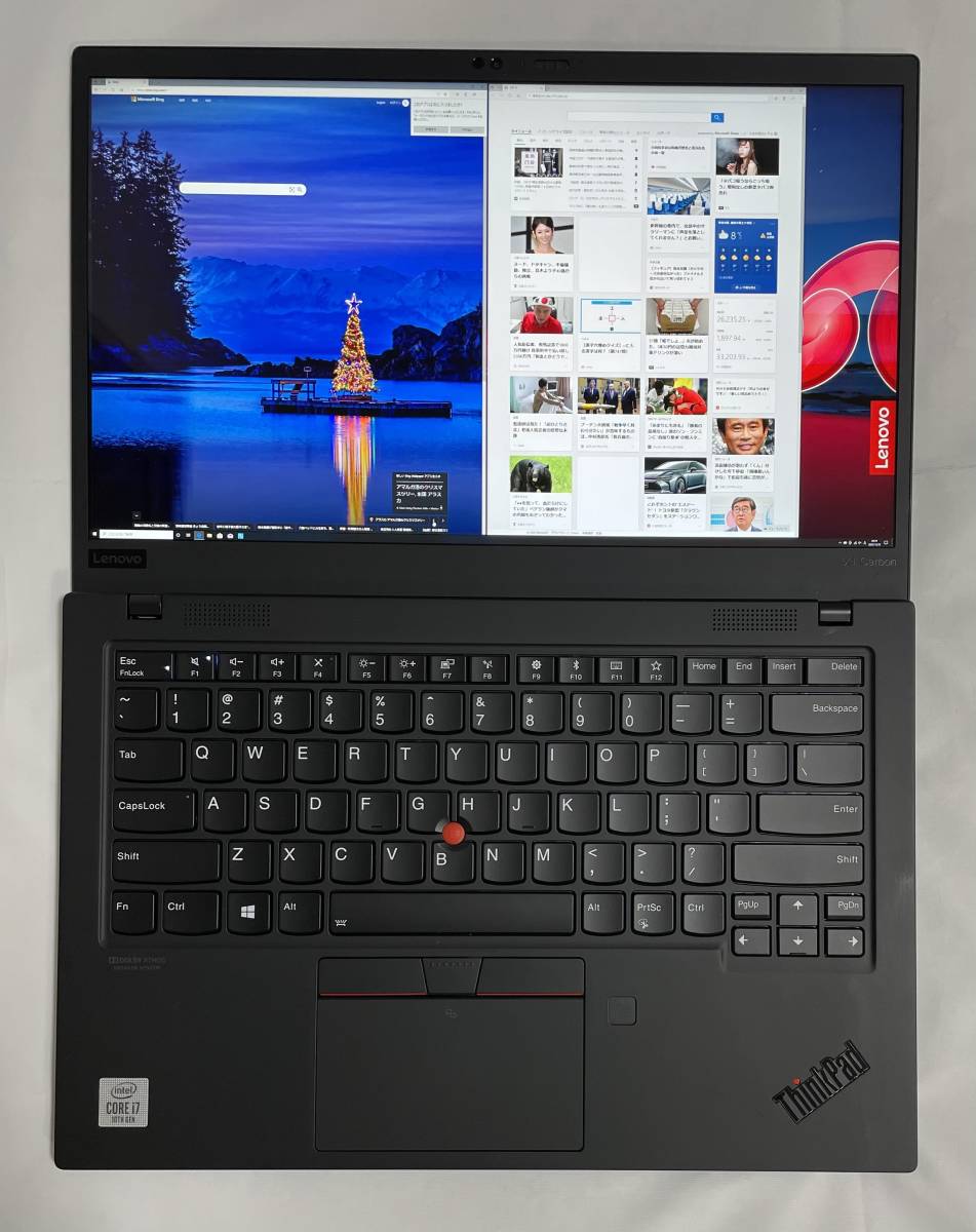 美品 ThinkPad X1 Carbon Gen 7 CPU Gen 10 MS Office 2021 - CPU i7 