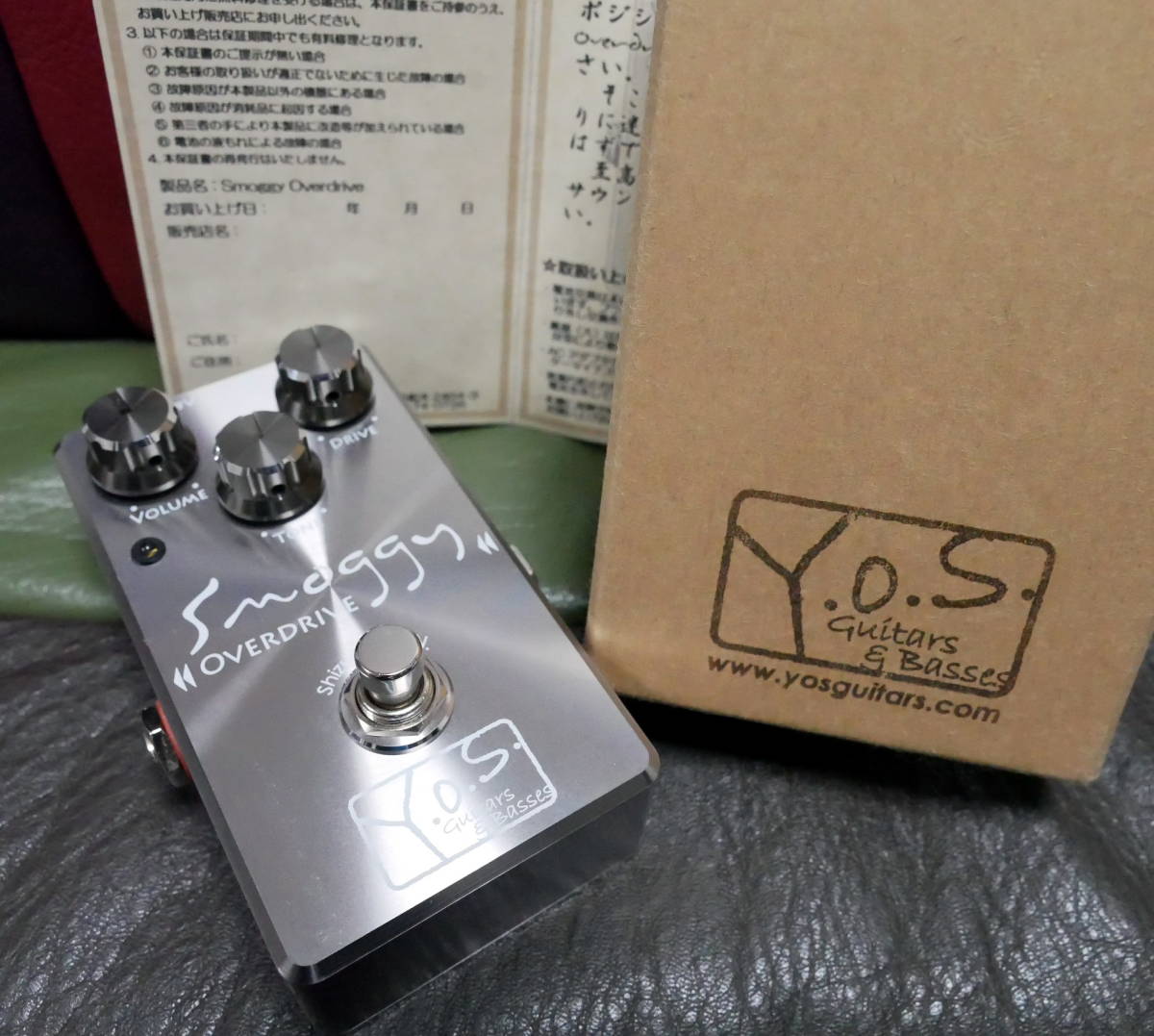 ☆ Y.O.S.ギター工房 Smoggy OVERDRIVE レアな逸品 - 楽器、器材