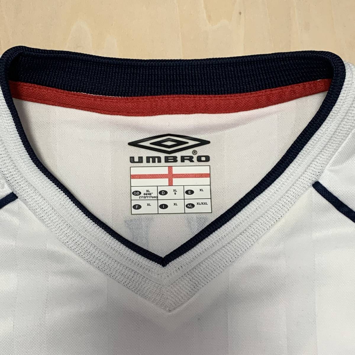 2002 02 イングランド代表 ベッカム ユニフォーム 新品 スウェーデン戦