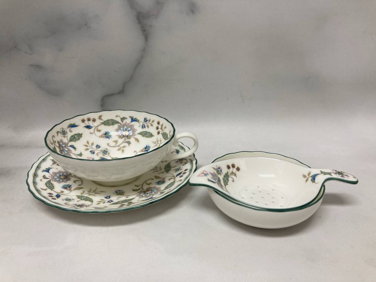 NORITAKE ノリタケ カリフパレス ティーカップ&ソーサー ティーストレーナー セット