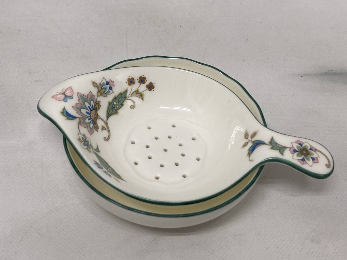 NORITAKE ノリタケ カリフパレス ティーカップ&ソーサー ティーストレーナー セット