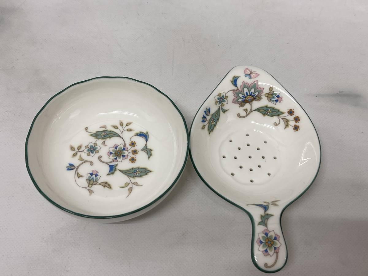NORITAKE ノリタケ カリフパレス ティーカップ&ソーサー ティーストレーナー セット