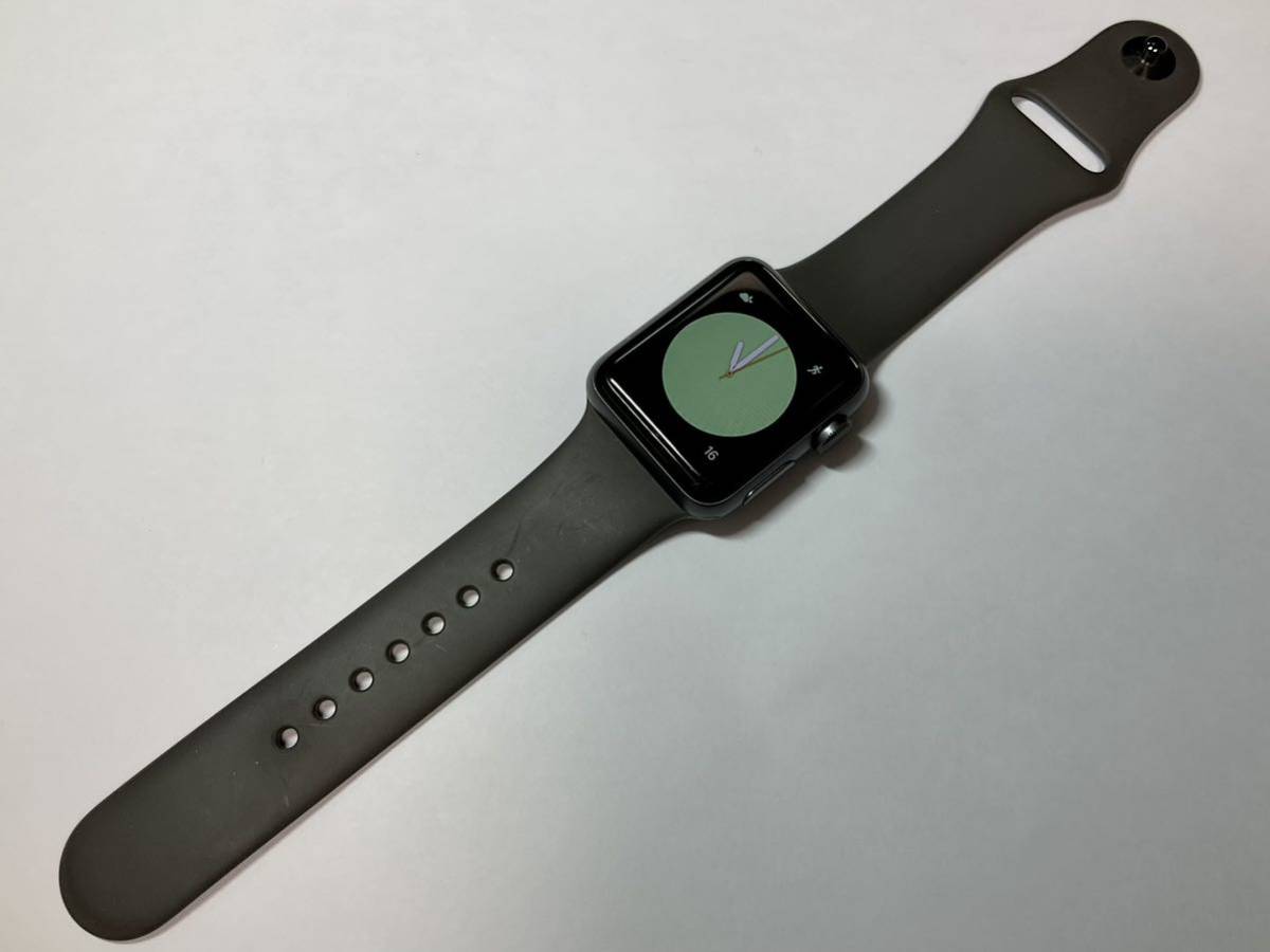 Apple Watch Series 3 GPSモデル 38mm スペースグレイアルミニウムケース バッテリー97%