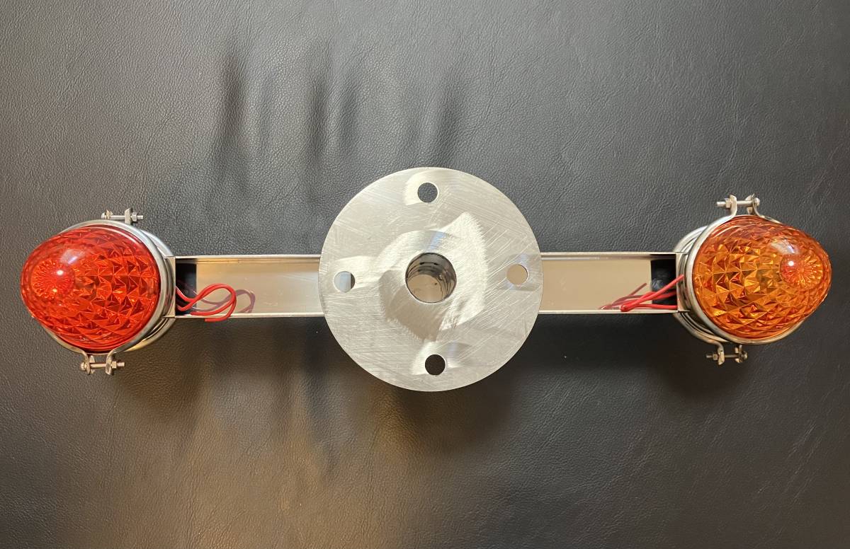 鏡面ステンレス製 大型車用 22 5インチ ホイール マーカー スピンナー