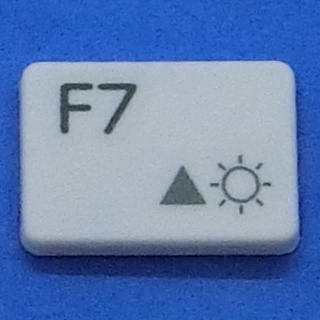 キーボード キートップ F7 白消 パソコン 東芝 dynabook ダイナブック ボタン スイッチ PC部品_画像1