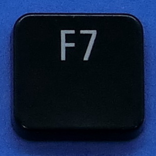  keyboard key top F7 black . personal computer NEC LAVIEla vi button switch PC parts 