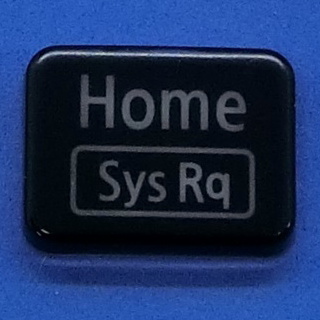 キーボード キートップ Home Sys Rq 黒艶 パソコン NEC LAVIE ラヴィ ボタン スイッチ PC部品 3_画像1