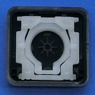 キーボード キートップ K の 黒艶 パソコン NEC LAVIE ラヴィ ボタン スイッチ PC部品の画像2