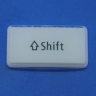 キーボード キートップ Shift 30mm 白艶 パソコン NEC LAVIE ラヴィ ボタン スイッチ PC部品_画像1