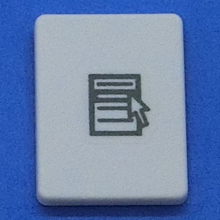 キーボード キートップ アプリケーション 白消 パソコン 東芝 dynabook ダイナブック ボタン スイッチ PC部品 2_画像1