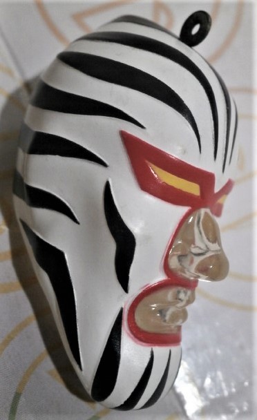 1/6 Inspire [ голова детали Great Zebra маска брелок для ключа ja Ian to лошадь место head ] Tiger Mask Professional Wrestling Junk 