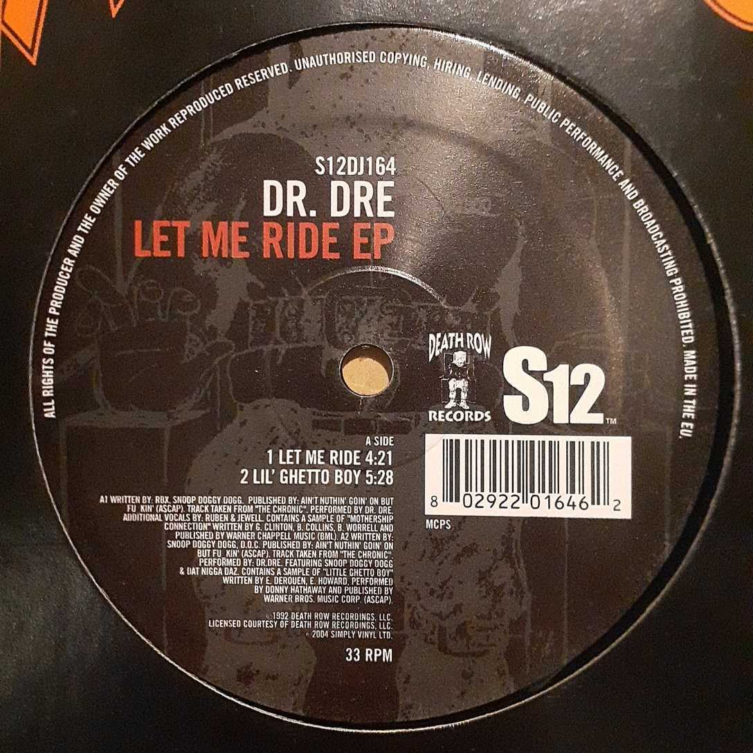 DR. DRE / LET ME RIDE EP /SNOOP DOGG,NATE DOGG,DAT NIGGA DAZ