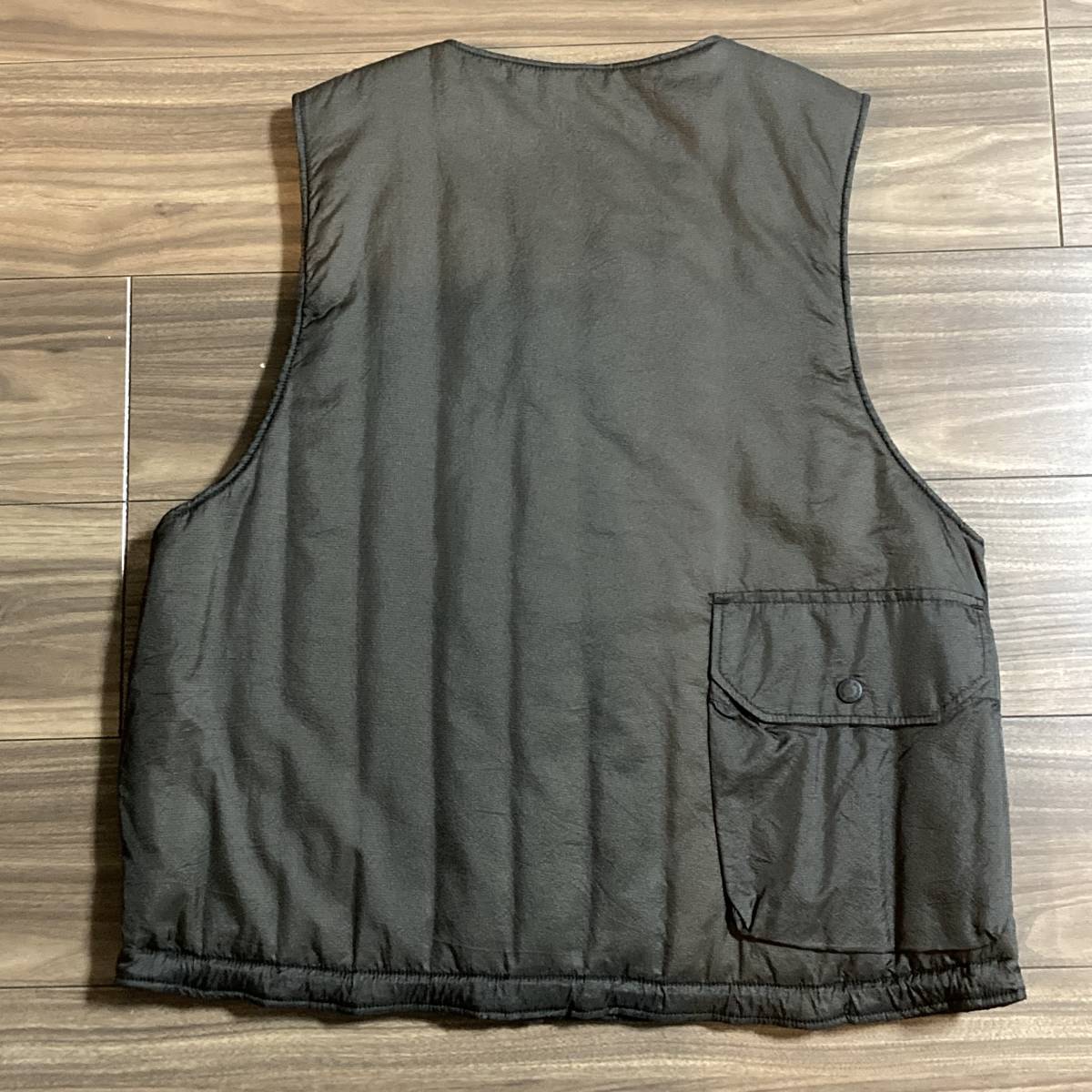 2021 a/w Engineered Garments Cover Vest - Nylon Micro Ripstop-brown engineered garments cover the best nylon lip Brown 