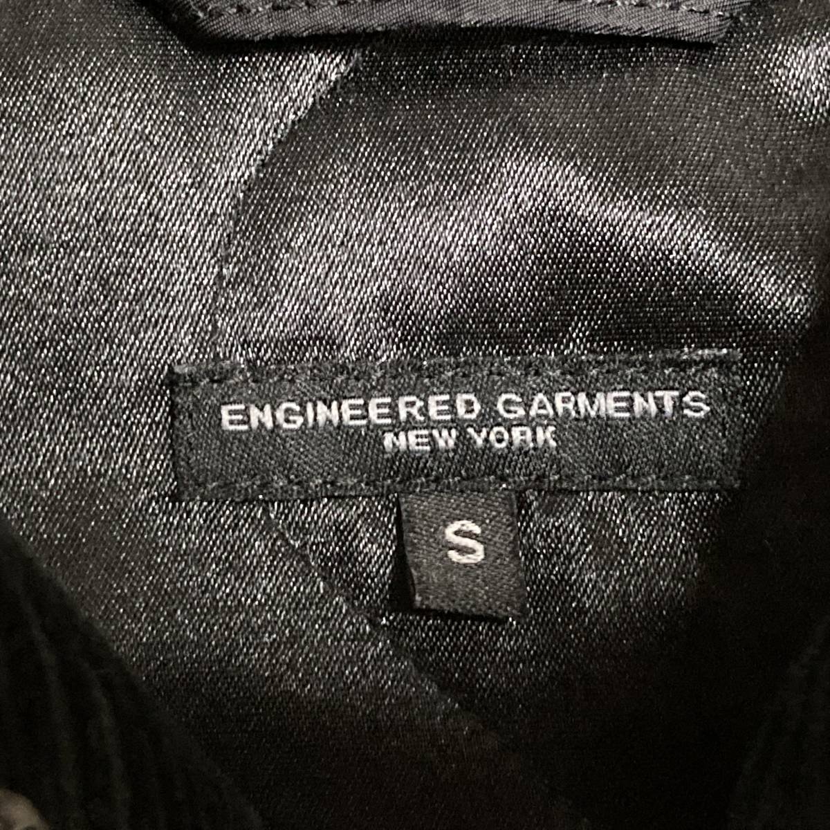 2019 a/w ENGINEERED GARMENTS GROUND Jacket-Flight Satin Nylon エンジニアードガーメンツ グランドジャケット フライトサテン ブラック_画像5