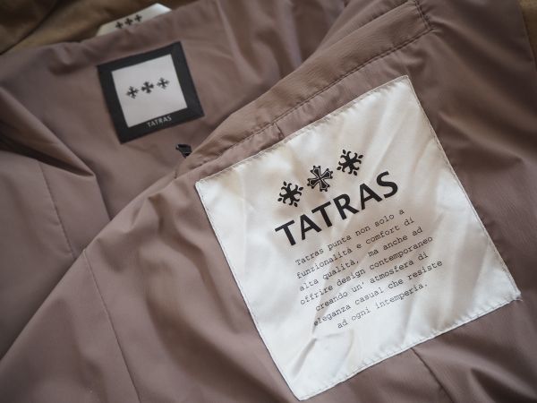 13 タトラス 10万円 VACCA ショールカラーロングダウンジャケット