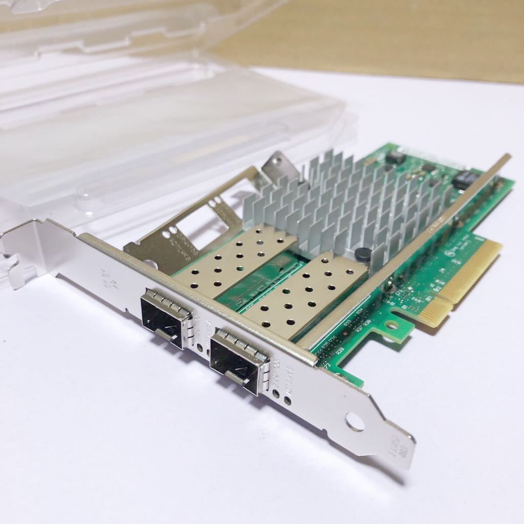 未使用品Intel LANカード Intel 82599 2SFP+ PCIex8 10G Dual-port SFP+ ーバー用ネットワークカード管理号SHZ248_画像3