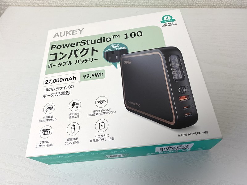 送料無料 AUKEY ポータブル電源 PowerStudio Mini 97Wh 27 送料無料 AUKEY ポータブル電源 PowerStudio Mini 97Wh 27