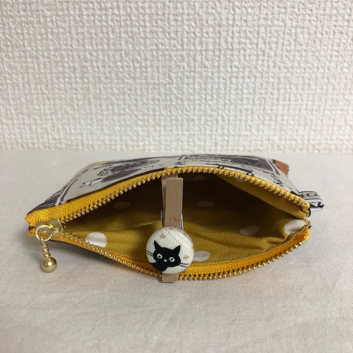 ハンドメイド　縦型トートバッグぷらすわん