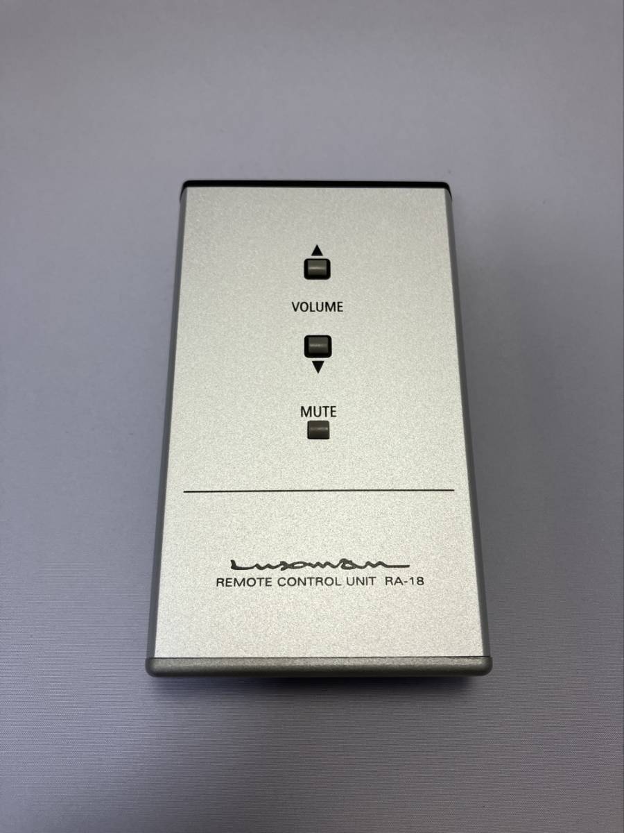 ラックスマン 真空管コントロールアンプ CL-38u用 付属リモコン ラックスマン 真空管コントロールアンプ CL-38u用 付属リモコン