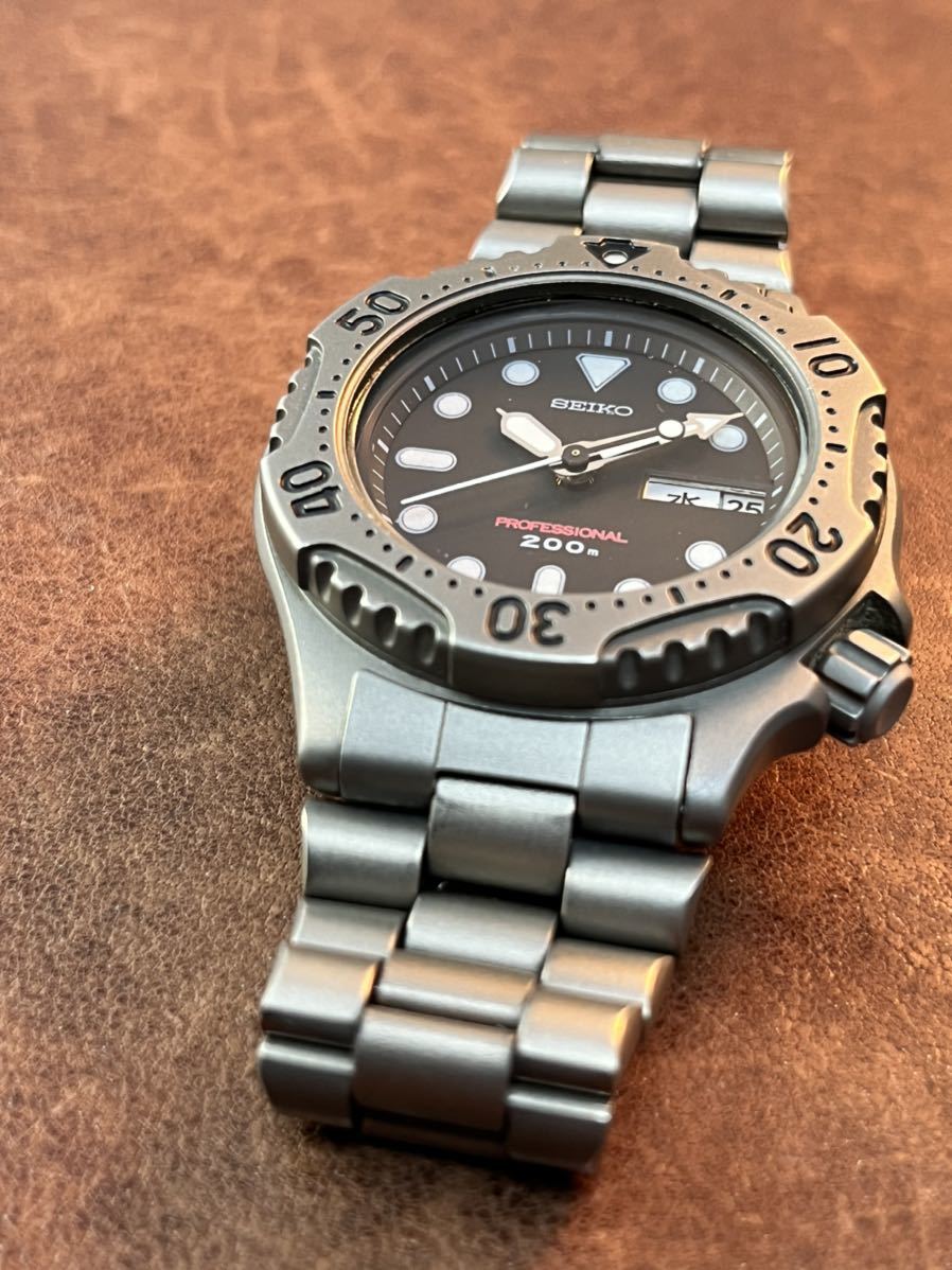 ★出品370★セイコーチタンダイバー200m★7C43-6A10★1990年3月製造★精度良好★電池交換済み★