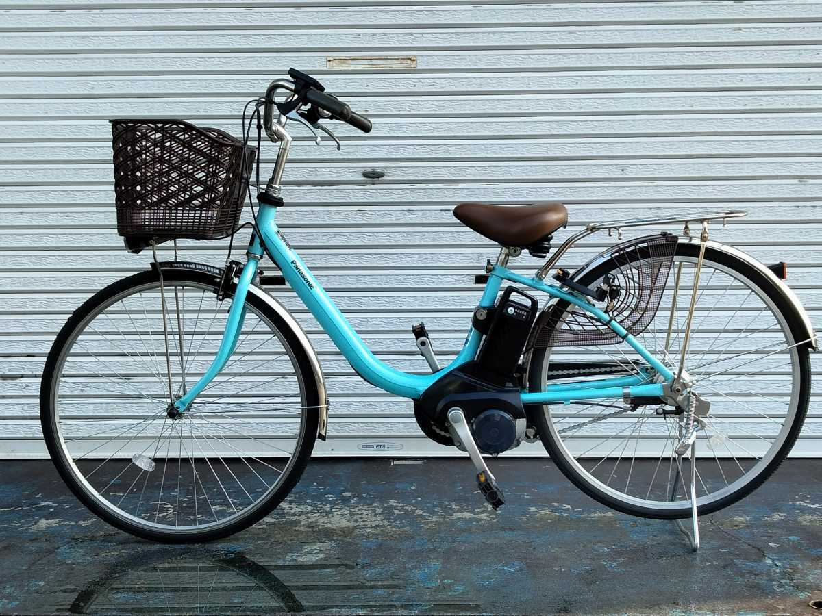 試乗してください　電動アシスト自転車　広島県呉市　パナソニック　ビビYX　BE-ELYX633　8Ahバッテリー　充電器　純正キー3個