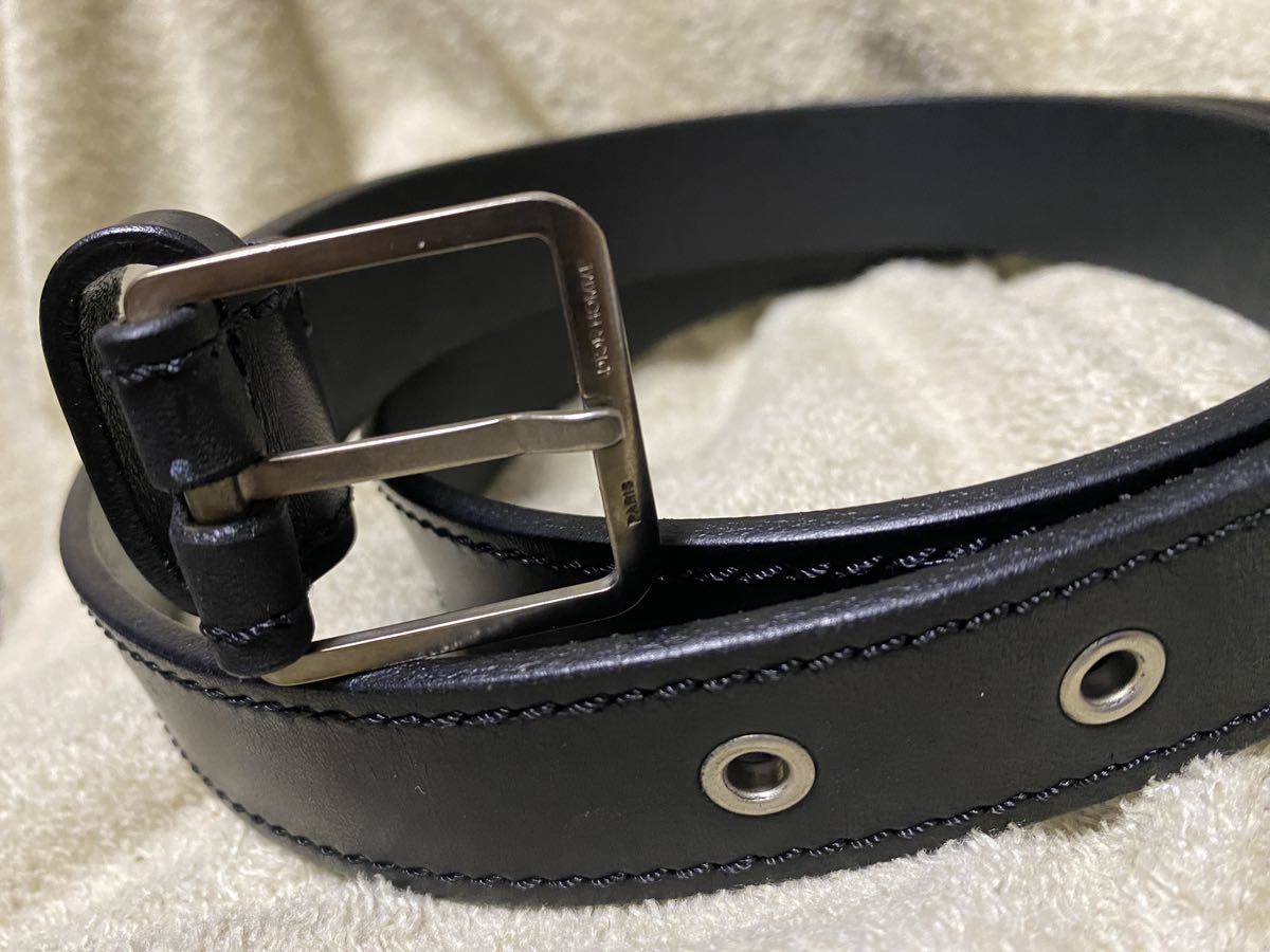 ディオールオム 04aw 名作レザーベルト美品 80 dior homme ディオールオム 04aw 名作レザーベルト美品 80 dior homme