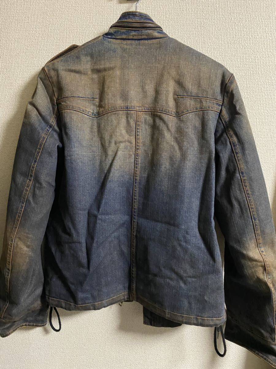 ディオールオム 05aw m65 赤錆加工デニムジャケット|Yahoo ディオールオム 05aw m65 赤錆加工デニムジャケット|Yahoo