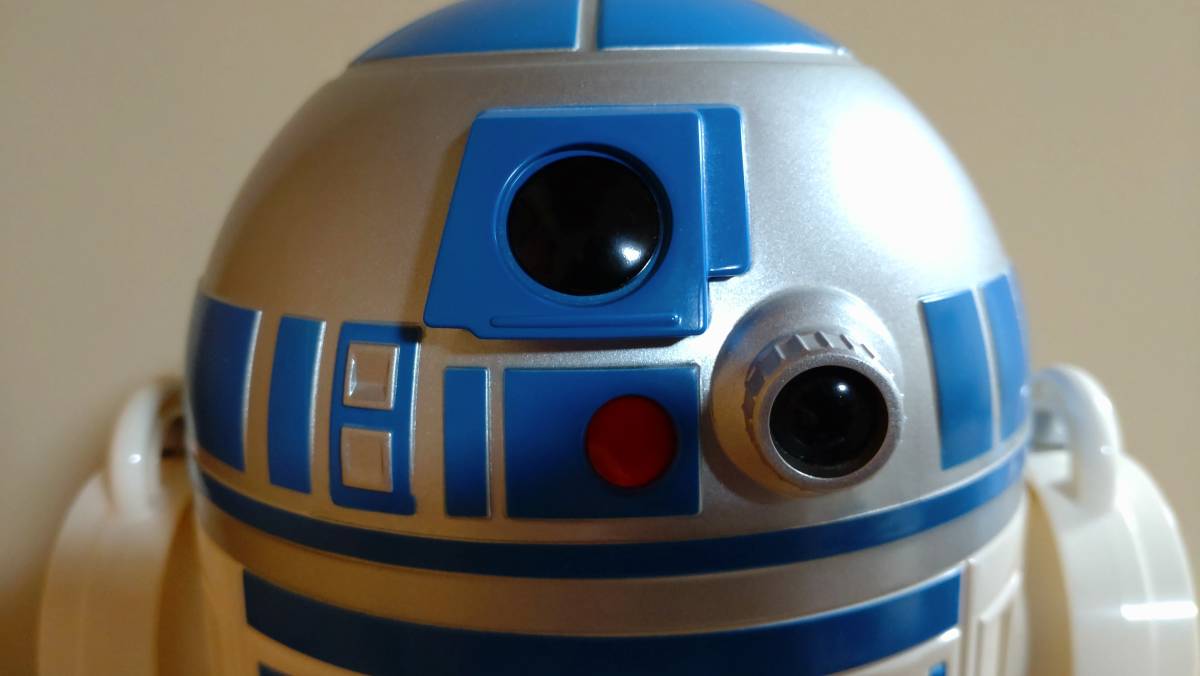 美品 東京ディズニーランド R2-D2 ポップコーンバケット ストラップ有り スターウォーズ STARWARSの画像10