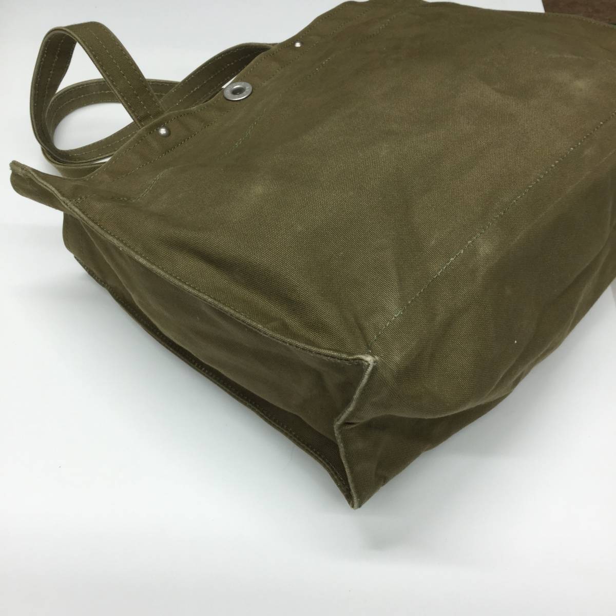  confidence Saburou canvas tote bag cord stop olive series 