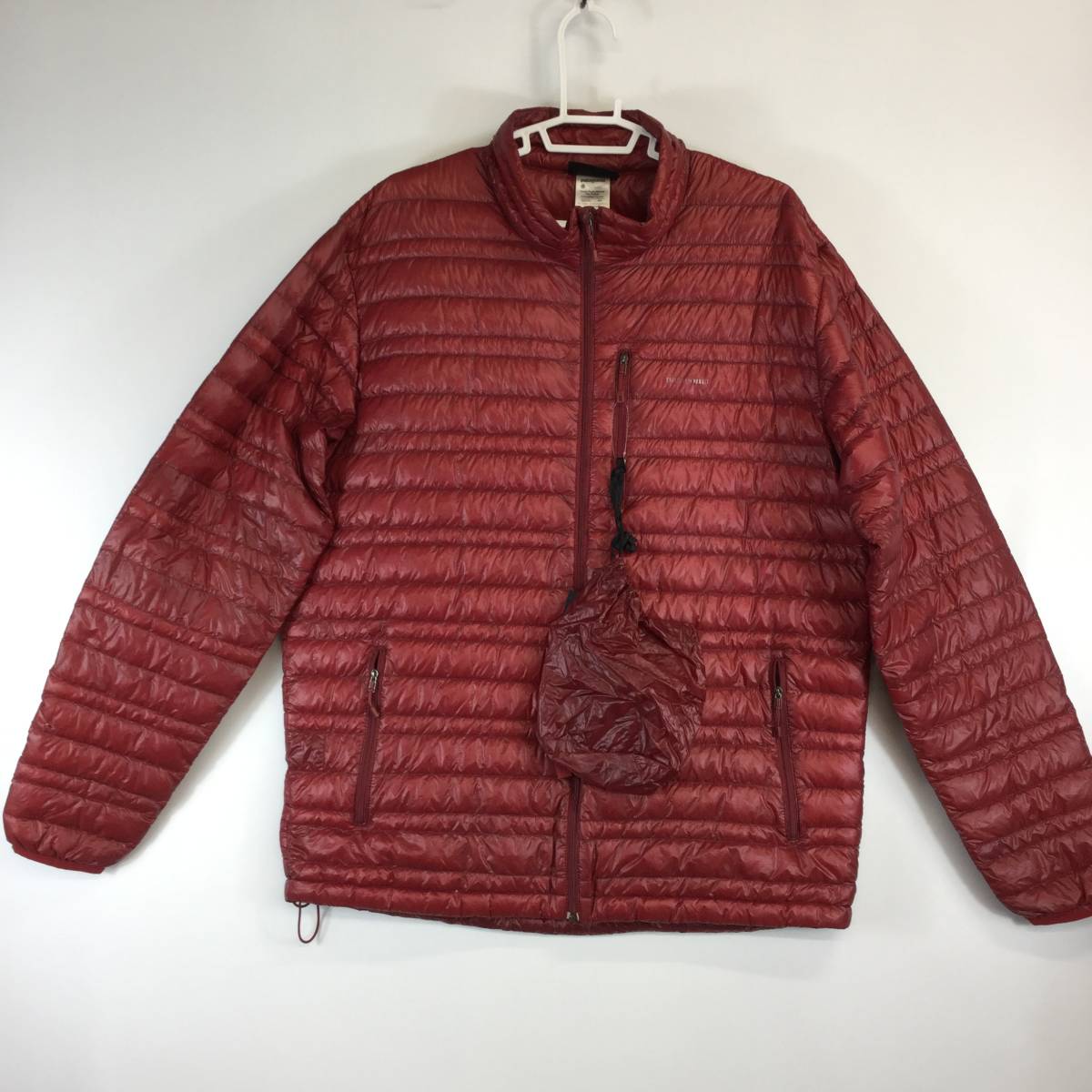 パタゴニア patagonia メンズ ウルトラライトダウンジャケット Lサイズ ワインレッド系 84756 収納袋付き